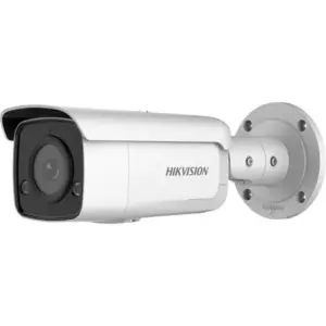 HikVision 2MP Bullet 2CD2T26G2_IS 6mm long range AcuSense up to 60m IR 120dB WDR microphone 1 audio/ 1 alarm I/O built-in strobe-light & siren 12VDC/POE